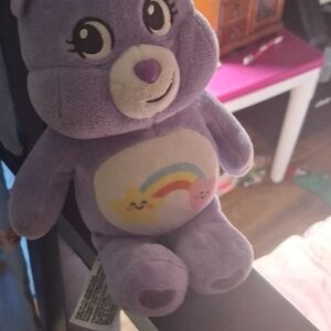 Care Bears Lavender Plush Toy with Rainbow